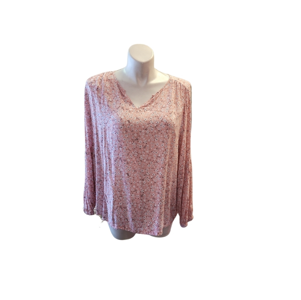 Time And Tru Floral Top